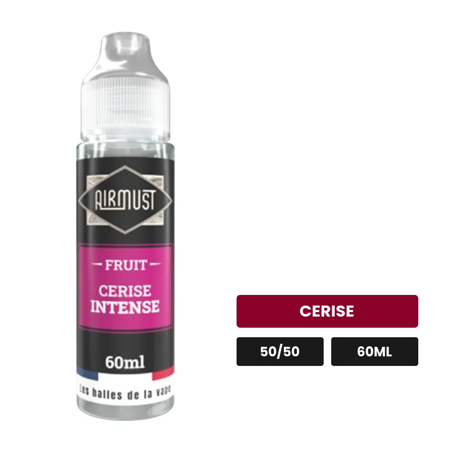 E-liquide Cerise Intense d'Airmust, 60 ml, saveur cerise.