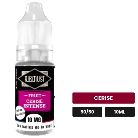 E-liquide Cerise Intense d'Airmust, 10 ml, saveur cerise.