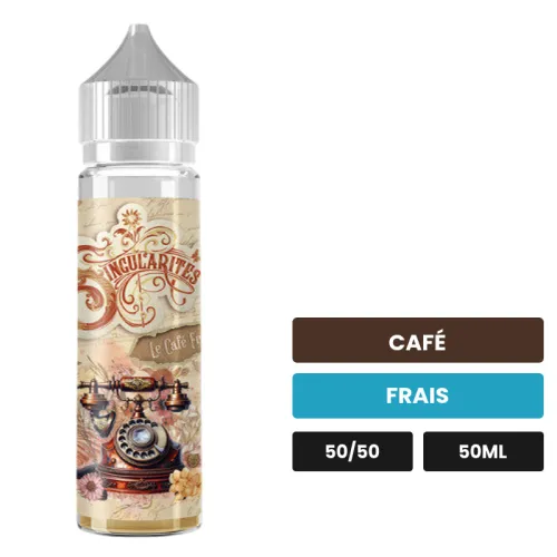 E-liquide Le Café Frappé d'Al-Kimiya, 50 ml, saveurs café et frais.