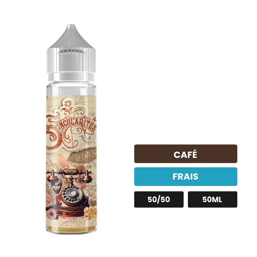E-liquide Le Café Frappé d'Al-Kimiya, 50 ml, saveurs café et frais.