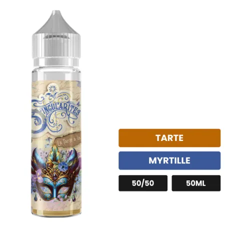 E-liquide La Tarte à la Myrtille d'Al-Kimiya, 50 ml, saveurs tarte et myrtille.