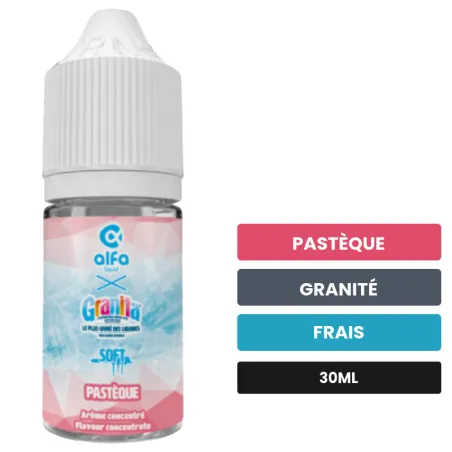 Arome concentre Pastèque d'Alfaliquid, 30 ml, saveurs pastèque, granité et frais.