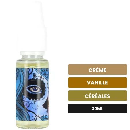 Arome concentre Milky Milk de LadyBug, 30 ml, saveurs crème, vanille et céréales.