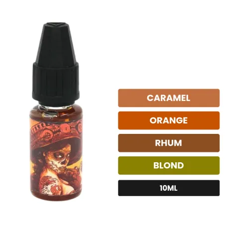 Arome concentre Gangsta Walk de LadyBug, 10 ml, saveurs caramel, orange, rhum et 1 autre, sans nicotine — arôme à diluer de.