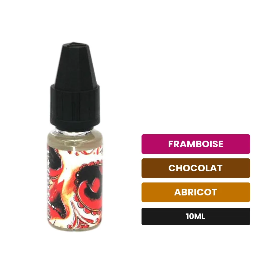 Arome concentre Esperanza de LadyBug, 10 ml, saveurs framboise, chocolat et abricot, sans nicotine — arôme à diluer de.