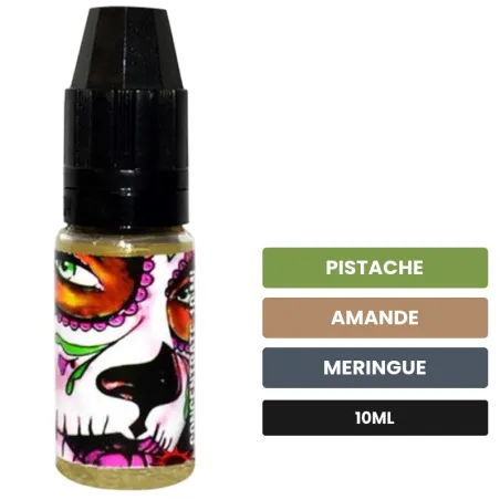Arome concentre Buzz'yntox de LadyBug, 10 ml, saveurs pistache, amande et meringue, sans nicotine — arôme à diluer de.