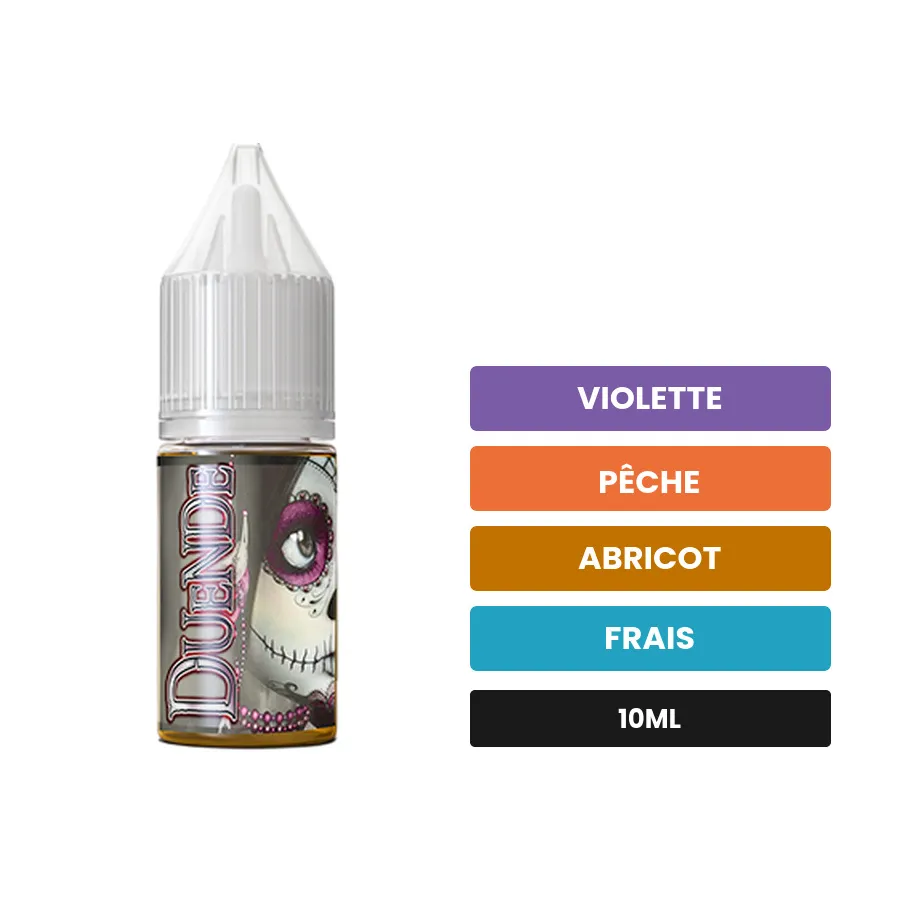 Arome concentre Duende de LadyBug, 10 ml, saveurs violette, pêche, abricot et 1 autre, sans nicotine — arôme à diluer de.
