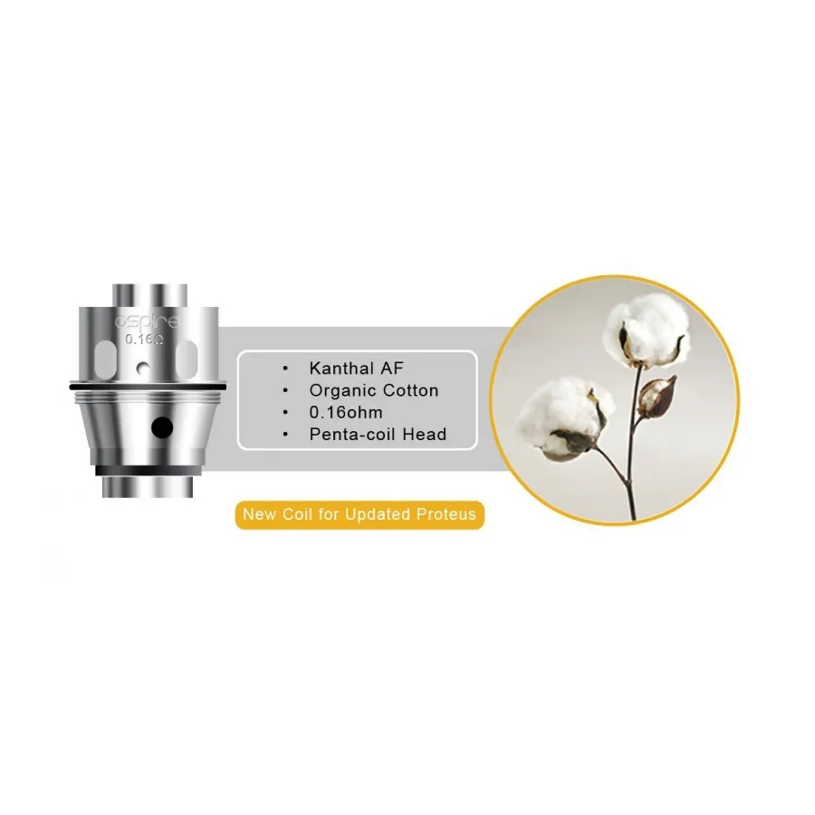 Proteus pour tank 18 ml 0,16 Ω