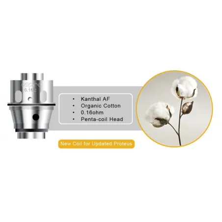 Proteus pour tank 18 ml 0,16 Ω