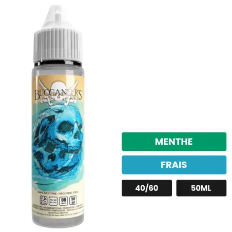 E-liquide Cannonball d'Avap, 50 ml, saveurs menthe et frais.