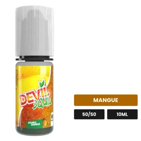 E-liquide Double Mangue d'Avap, 10 ml, saveur mangue.
