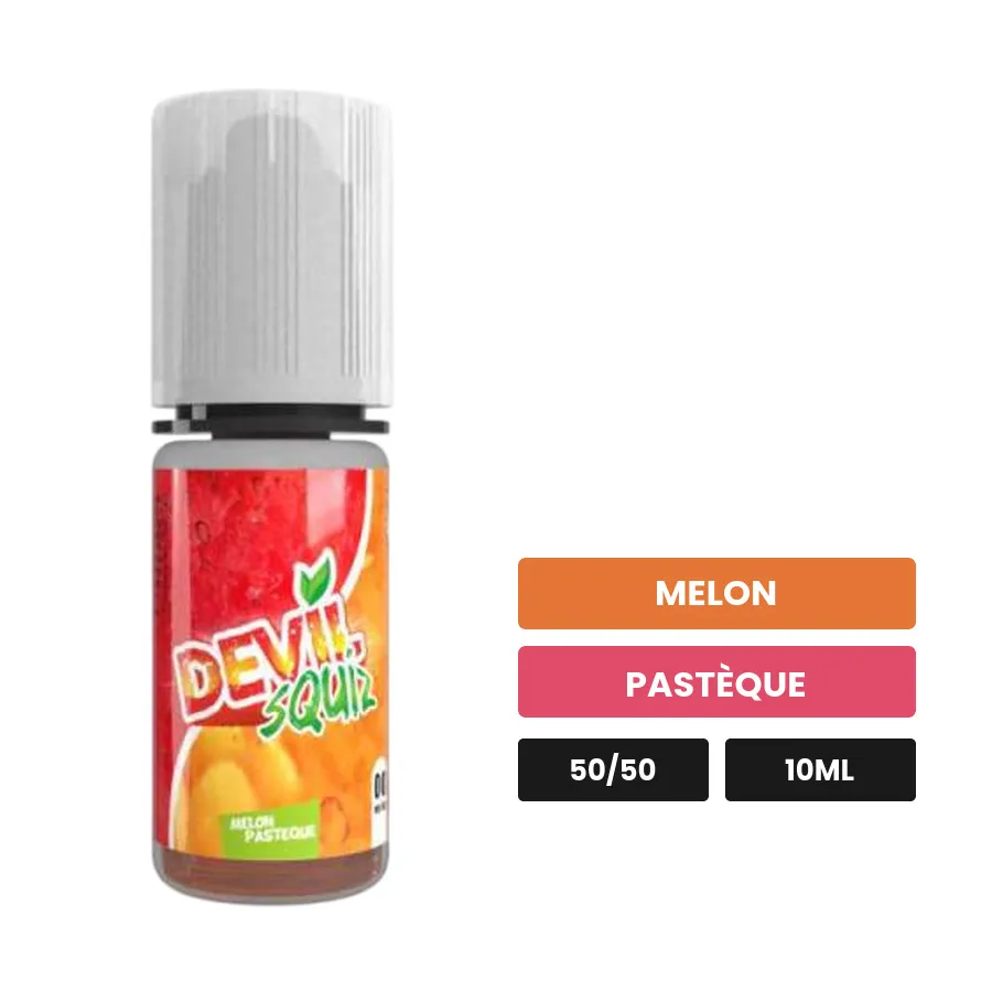 E-liquide Melon Pastèque d'Avap, 10 ml, saveurs melon et pastèque.
