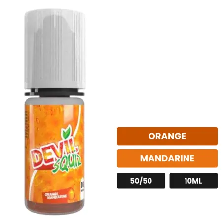 E-liquide Orange Mandarine d'Avap, 10 ml, saveurs orange et mandarine.