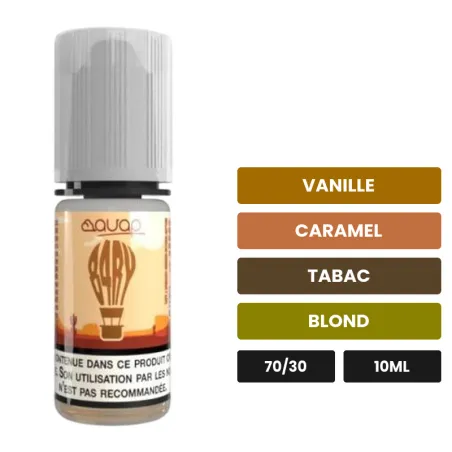 E-liquide 84ry d'Avap, 10 ml, saveurs vanille, caramel, tabac et 1 autre.