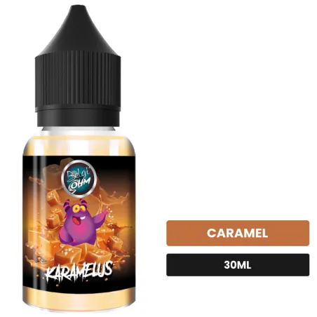 Arome concentre Karamelus de Belgi'ohm, 30 ml, saveur caramel.