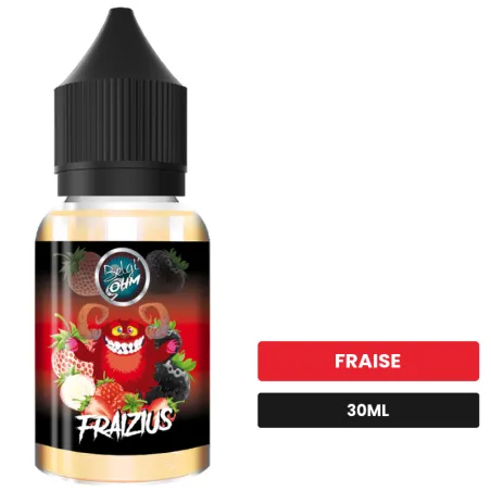 Arome concentre Fraizius de Belgi'ohm, 30 ml, saveur fraise.