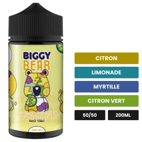 Limonade Citron Vert Myrtilles Sauvages
