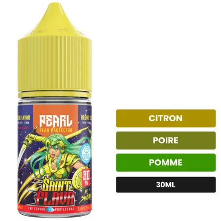 Arome concentre Pearl de Swoke, 30 ml, saveurs citron, poire et pomme.