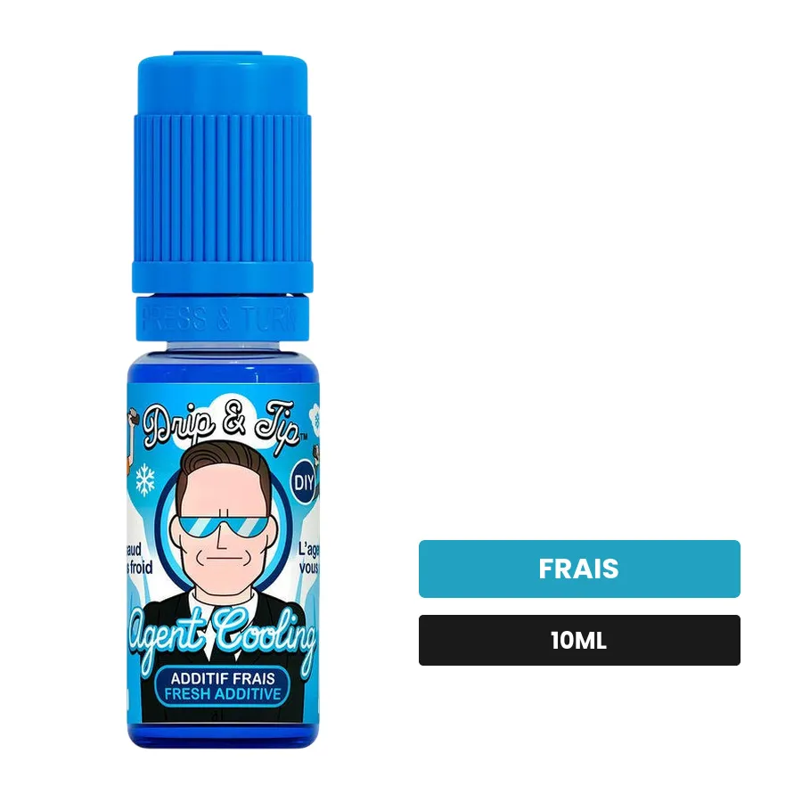 Arome concentre Agent Cooling de Swoke, 10 ml, saveur frais.