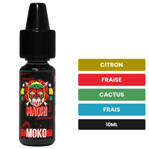 Arome concentre Moko de Full Moon, 10 ml, saveurs citron, fraise, cactus et 1 autre, sans nicotine — arôme à diluer de.