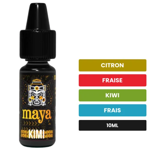 Arome concentre Kimi de Full Moon, 10 ml, saveurs citron, fraise, kiwi et 1 autre.