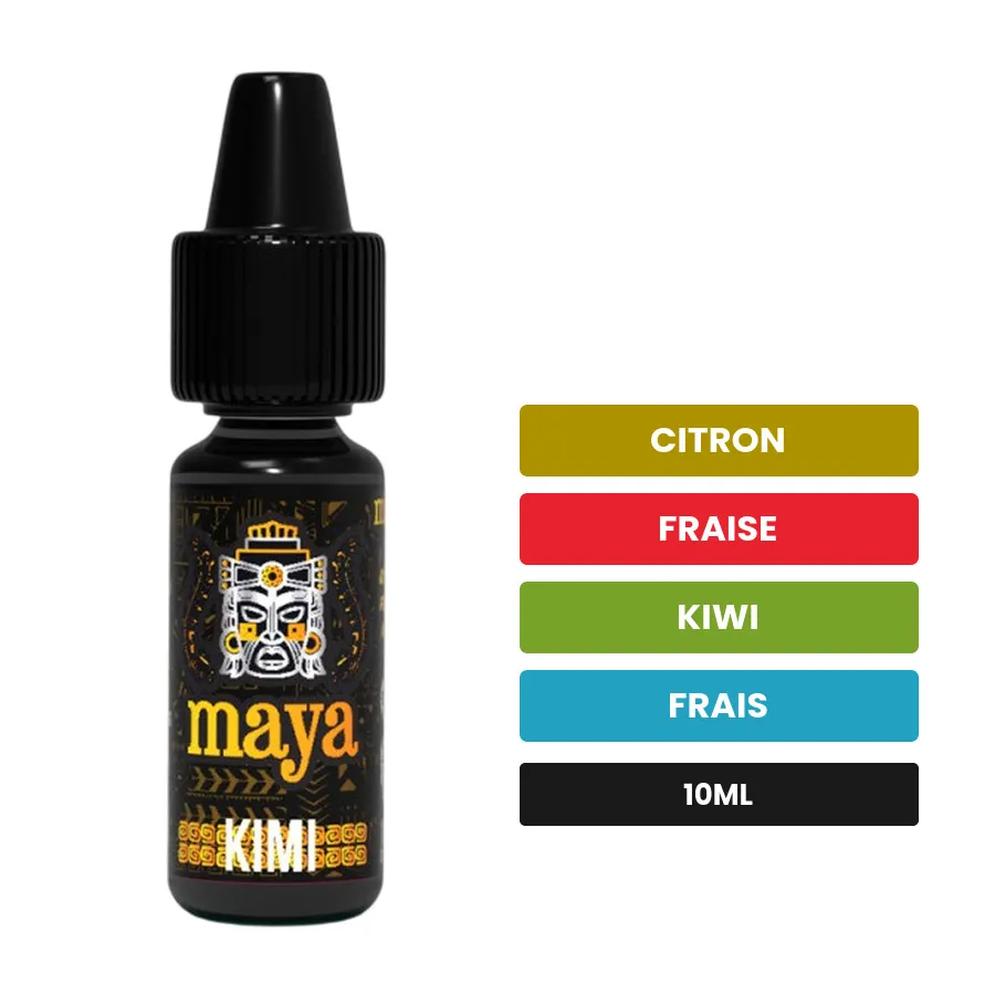 Arome concentre Kimi de Full Moon, 10 ml, saveurs citron, fraise, kiwi et 1 autre.