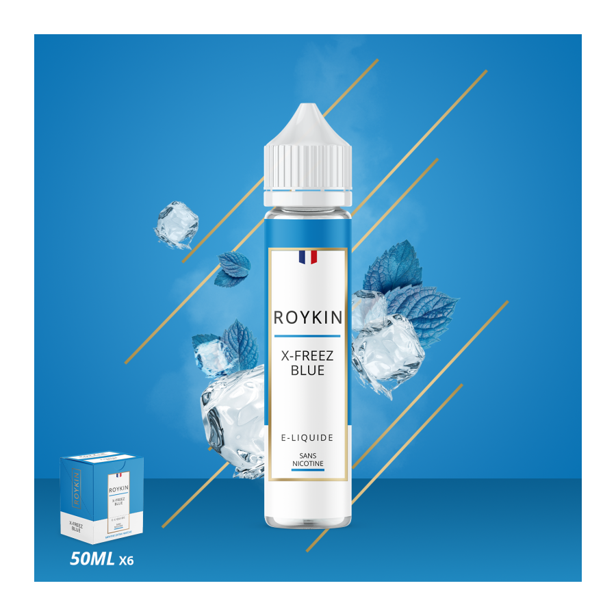 X-Freez Blue Roykin 50ml - 00 mg
