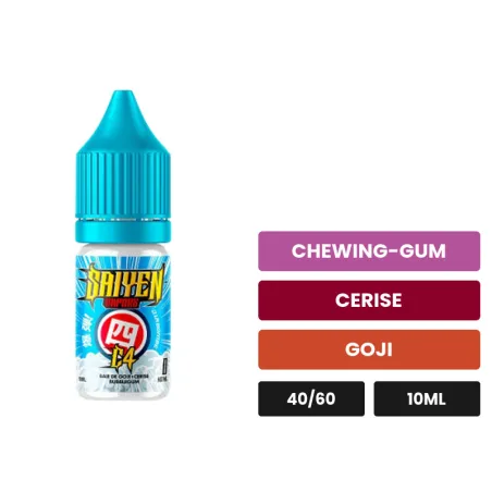 E-liquide C4 de Swoke, 10 ml, saveurs chewing-gum, cerise et goji.