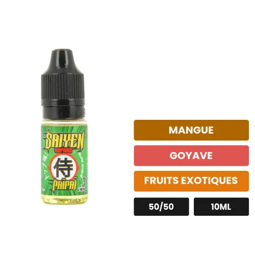 E-liquide Païpaï de Swoke, 10 ml, saveurs mangue, goyave et fruits exotiques.