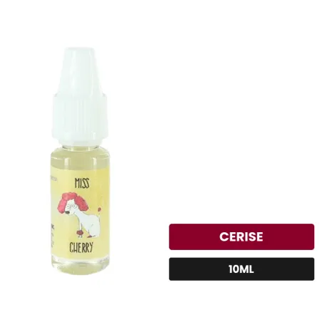Arome concentre Miss Cherry d'Extrapure, 10 ml, saveur cerise.
