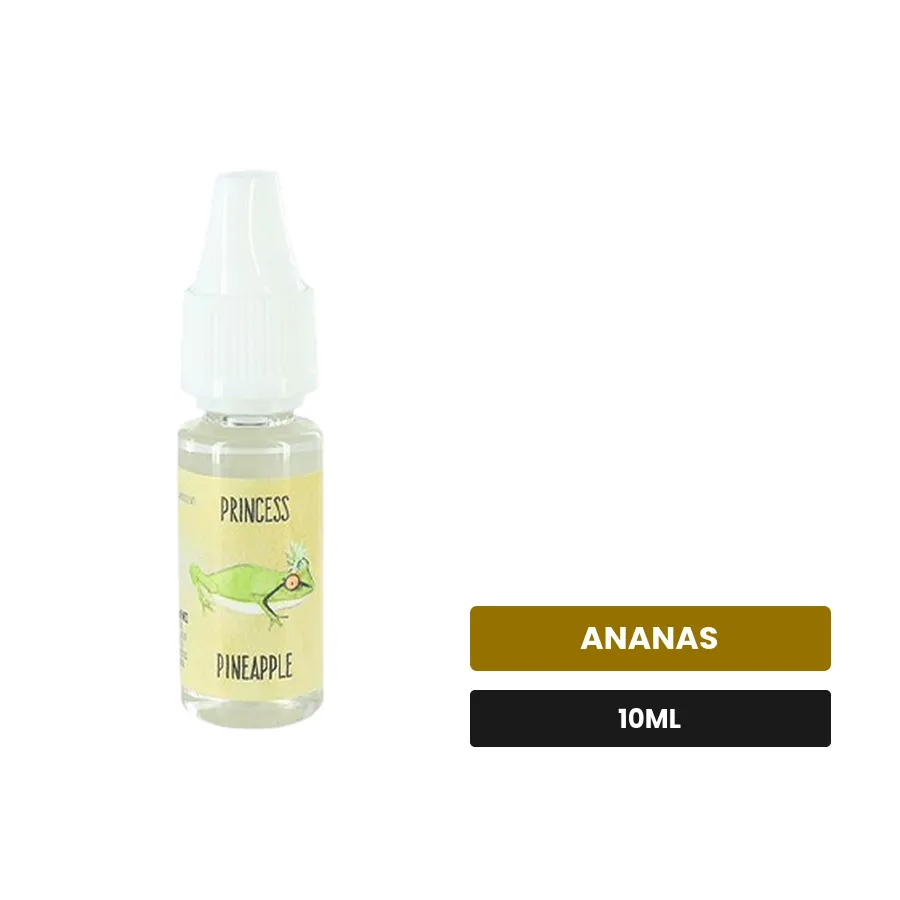 Arome concentre Princess Pineapple d'Extrapure, 10 ml, saveur ananas.