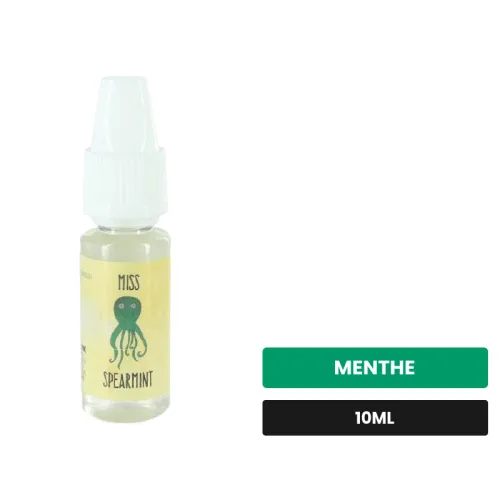 Arome concentre Miss Spearmint d'Extrapure, 10 ml, saveur menthe.