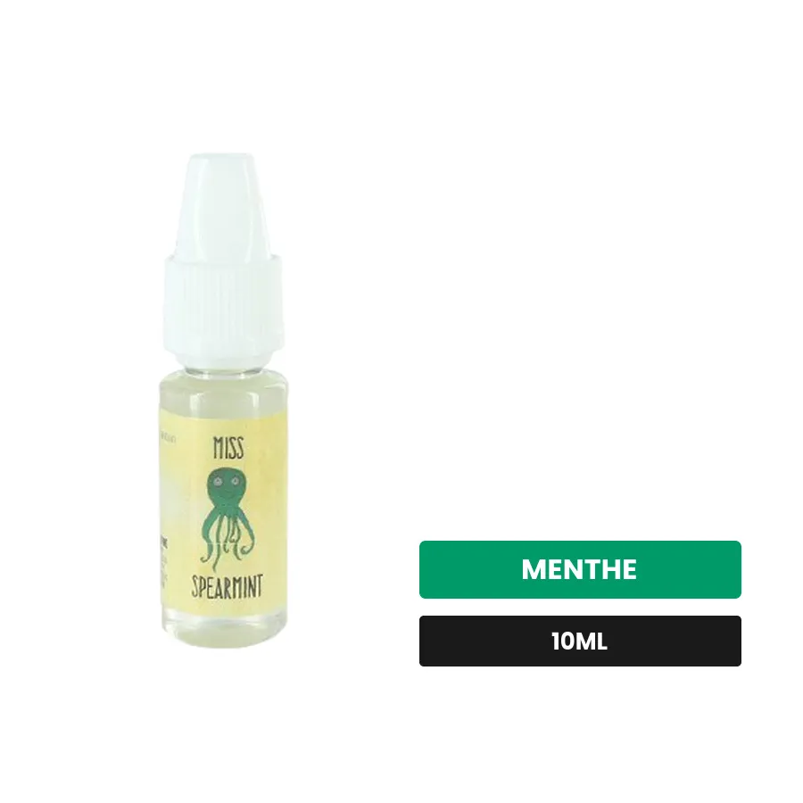 Arome concentre Miss Spearmint d'Extrapure, 10 ml, saveur menthe.