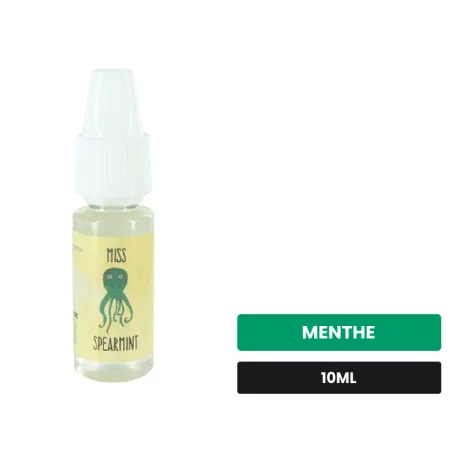 Arome concentre Miss Spearmint d'Extrapure, 10 ml, saveur menthe.