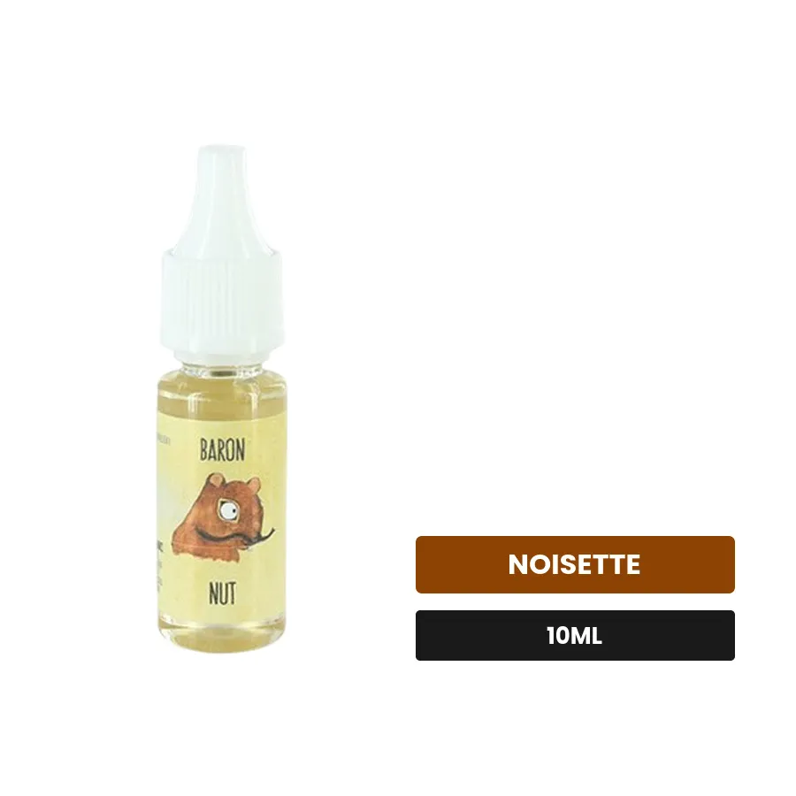 Arome concentre Baron Nut d'Extrapure, 10 ml, saveur noisette.