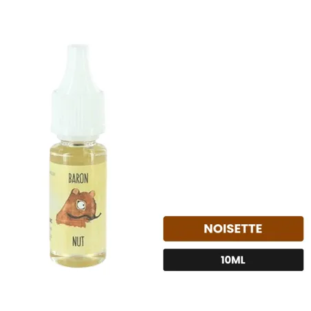 Arome concentre Baron Nut d'Extrapure, 10 ml, saveur noisette.