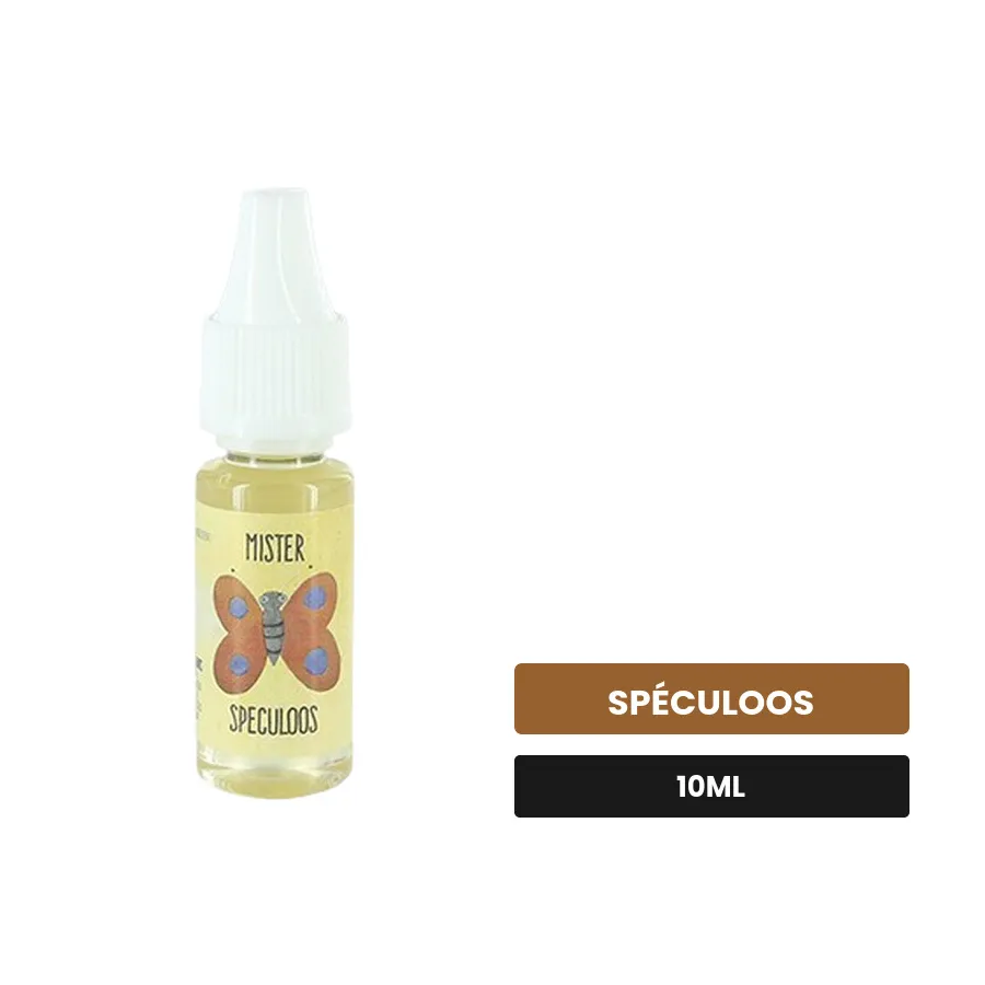 Arome concentre Mister Speculoos d'Extrapure, 10 ml, saveur spéculoos.