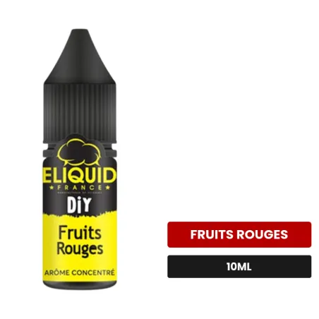 Arome concentre Fruits Rouges d'Eliquid France, 10 ml, saveur fruits rouges.