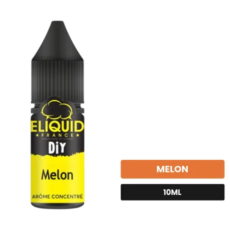 Arome concentre Melon d'Eliquid France, 10 ml, saveur melon.