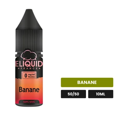 E-liquide Banane d'Eliquid France, 10 ml, saveur banane.