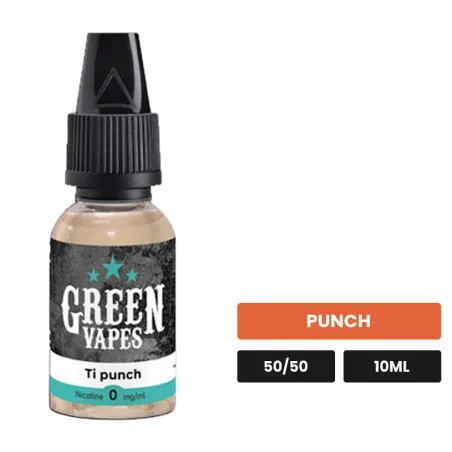 E-liquide Ti Punch d'Eliquid France, 10 ml, saveur punch.