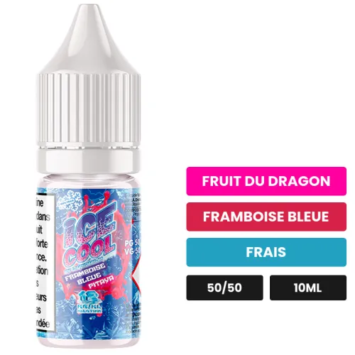E-liquide Framboise Bleue Pitaya de Liquidarom, 10 ml, saveurs fruit du dragon, framboise bleue et frais.