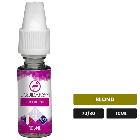 E-liquide PHM Blend de Liquidarom, 10 ml, saveur blond.