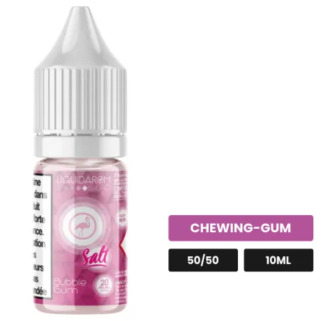 E-liquide Bubble Gum de Liquidarom, 10 ml, saveur chewing-gum.