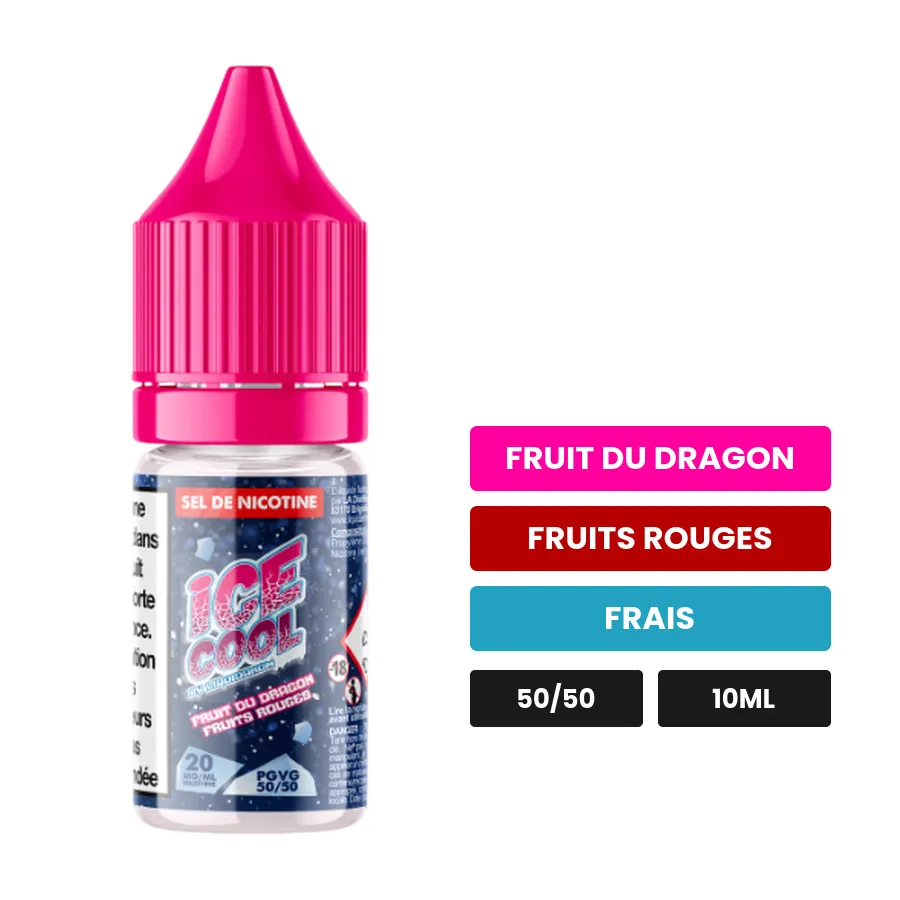 E-liquide Fruit du Dragon Fruits Rouges de Liquidarom, 10 ml, saveurs fruit du dragon, fruits rouges et frais.
