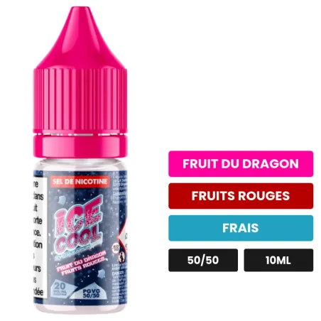 E-liquide Fruit du Dragon Fruits Rouges de Liquidarom, 10 ml, saveurs fruit du dragon, fruits rouges et frais.