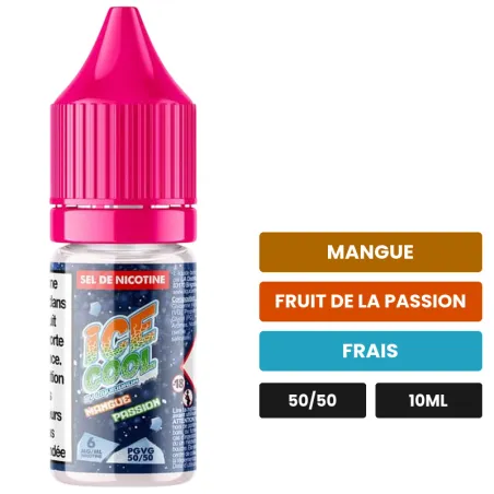 E-liquide Mangue Passion de Liquidarom, 10 ml, saveurs mangue, fruit de la passion et frais.