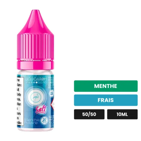 E-liquide Menthe Polaire de Liquidarom, 10 ml, saveurs menthe et frais.