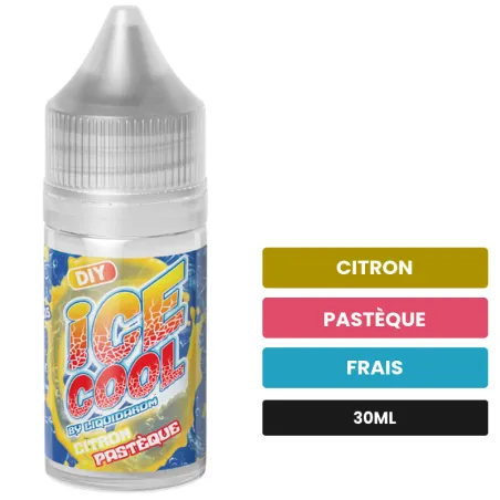 Arome concentre Citron Pastèque de Liquidarom, 30 ml, saveurs citron, pastèque et frais.