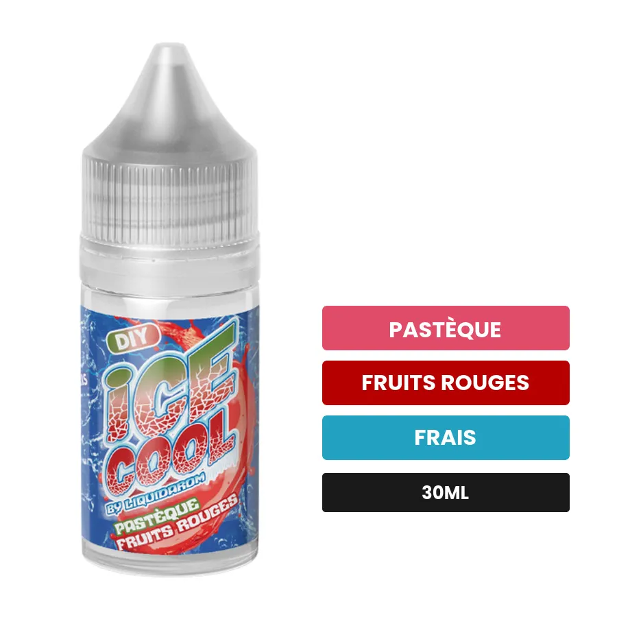 Arome concentre Pastèque Fruits Rouges de Liquidarom, 30 ml, saveurs pastèque, fruits rouges et frais.